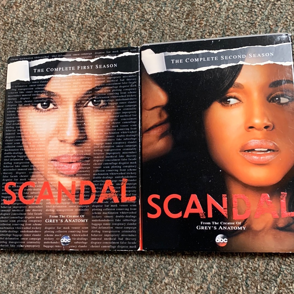 ABC scandal dvd the complete first season and second season. Amazing condition